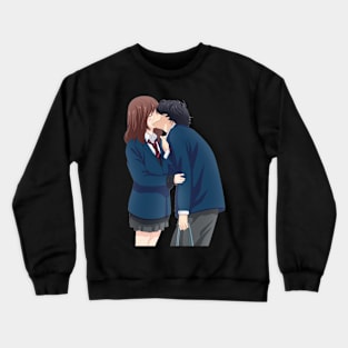 Blue Spring Ride Cute Kou X Futaba Fanart Crewneck Sweatshirt